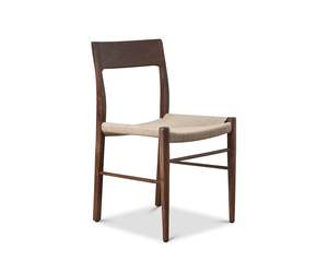 Cheap Modern Scandinavian Dining <b>Chair</b> with Solid Wood and Brown Finish Non-Foldable for Indoor/Outdoor Villa Use - Product Image 5