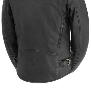 Chaqueta de cuero para hombre, diseño personalizado único con cuello alto de alta calidad, el mejor estilo para invierno, recién llegado - Product Image 6