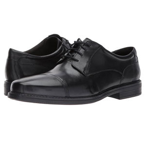 รองเท้าหนังสีดำสำหรับผู้ชาย ชุดพรีเมียม คุณภาพสูง ระบายอากาศได้ดี ฝีมือประณีต ทนทาน ดีไซน์ทางการ ปรับแต่งได้ - Product Image 1