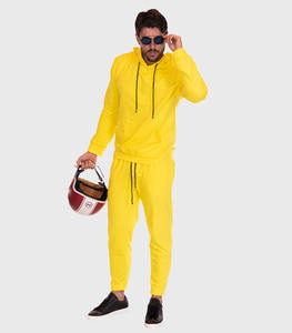 Chándal que absorbe la humedad de alta elasticidad para hombre de la mejor calidad con cierre de cremallera Chándal muscular estampado para el invierno más demandado - Product Image 5