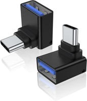 Adaptador OTG USB C a USB 3.0 de 90 Grados |   Amplia compatibilidad con teléfonos, tabletas y portátiles |   Conectar Teclado, Ratón y Memoria USB