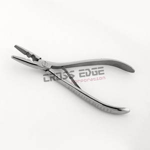 Pince d'extension de cheveux de couleur argentée avec pince de fermeture à ouverture de perle à 2 trous Outil d'extension de cheveux pour les extensions I-tip et K-tip - Product Image 6