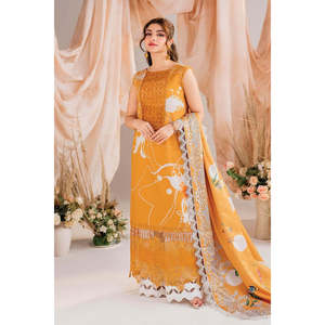 Collection Asifa Nabeel Meraki Summer'24 Vol 2 Solstice-MW-08-TC-1100 Tenue d'été en tissu chiffon - Product Image 1