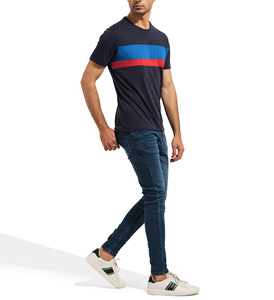 T-shirt en coton à manches courtes et col en O pour hommes, couleur unie, simple et ample, Offre Spéciale décontracté, pull pour hommes - Product Image 3