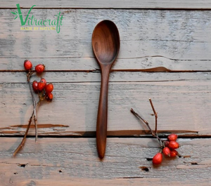 Set de service de table Couteau en bois. Ensemble cuillère et fourchette. Design luxueux, décoration de table à manger élégante, produits faits main vietnamiens cadeau significatif Sûr à utiliser - Product Image 5