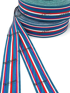 Médaille de cérémonie personnalisée et rubans moirés en sangle de polyester tissée pour les récompenses, les vêtements et les accessoires décoratifs - Product Image 3