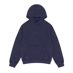 Fabricants de sweat-shirt à capuche en coton Oem de haute qualité pour hommes, coupe surdimensionnée, décontracté, épais et vierge - Product Image 4