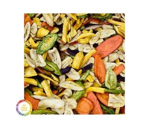 Fabricant de chips de fruits mélangés du Vietnam, chips de fruits mélangés, technologie de friture sous vide, collation croustillante de fruits et légumes en vrac - Product Image 3