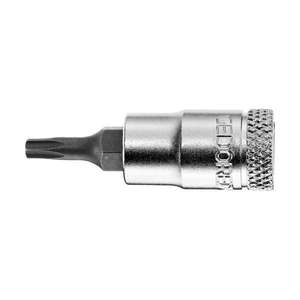 Gedore 1/4'' Screwdriver <b>Bit</b> Socket for Recessed <b>Torx</b> Head Screws - Product Image 1