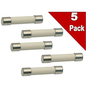แพ็ค 5 ชิ้น EXP25A ฟิวส์เซรามิกไมโครเวฟแบบเป่าเร็ว 25A แหล่งจ่ายไฟฟ้า - Product Image 1