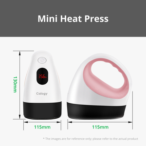Calogy Mini Prensa Térmica Eléctrica 220V Nueva Condición Automática Manual de Cama Plana para Impresión de Camisetas, Platos y Gorras - Product Image 3