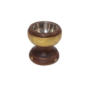 Wholesale Wooden Mabkhara Incense <b>Burner</b> for Home Decor Luxury Arabic Bakhoor <b>Burner</b> Metal And Wooden Incense <b>Burner</b> - Product Image 4