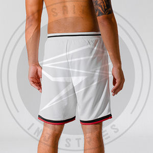 OEM <b>Men's</b> High Quality Beach Streetwear Comfort <b>Shorts</b> Elastic Waistband Custom Logo Print Anti-Wrinkle Knitted Solid Design - Product Image 2