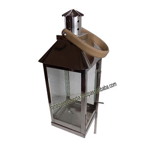 Linterna colgante elegante de acero inoxidable, linterna de alta calidad para bodas y decoración de eventos al aire libre, novedad - Product Image 1