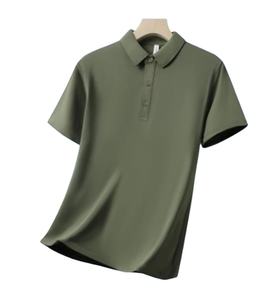 Camiseta Polo de Color Sólido Vintage con Logotipo Personalizado, Impresión por Sublimación Personalizada para Hombre y Mujer - Product Image 3