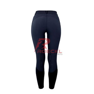 Cómodos pantalones de montar para mujer, ajustados, transpirables, ligeros, duraderos, de tela, elegantes pantalones ecuestres para caballos al aire libre - Product Image 3