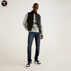 Gilet à bulles d'hiver personnalisé de haute qualité pour hommes Polyester respirant pour gilet confortable par temps froid - Product Image 4