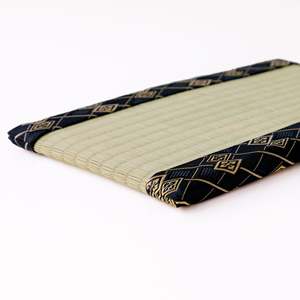 เสื่อทาทามิขนาดเล็ก ทำจากหญ้าอิกุสะแท้ - สีดำ - Product Image 6