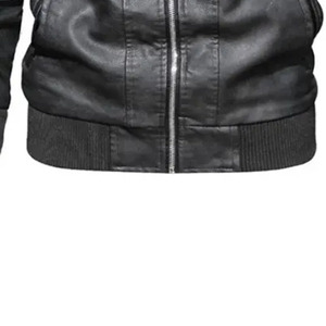 แจ็คเก็ตหนังแท้กันลมกันน้ำสำหรับผู้ชายย้อมสีล้วนสำหรับฤดูหนาว - Product Image 4