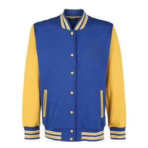 Chaquetas de bombardero de béisbol de diseño personalizado para hombre, chaqueta universitaria de lona de alta calidad con estilo de botón disponible en todos los tamaños - Product Image 1