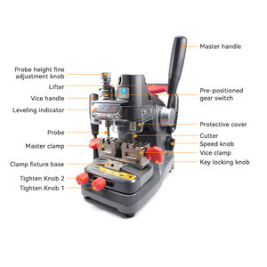 Xhorse Dolphin XP 007C Chất lượng cao dọc máy cắt chính <span class=keywords><strong>duplicator</strong></span> kim loại cho chìa khóa xe cắt - Product Image 3
