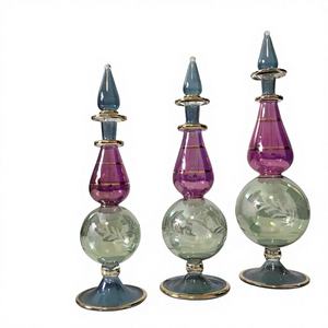 Botellas de Perfume de vidrio soplado-Juego de 3 - Product Image 1