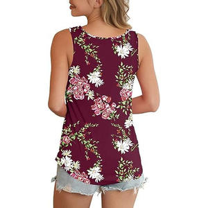 <b>Women's</b> High Quality New Fashion Anime Printed Tanktop Casual Ribbed Summer Fitness Short Sleeve Camis <b>Strapless</b> Custom Logo - Product Image 4