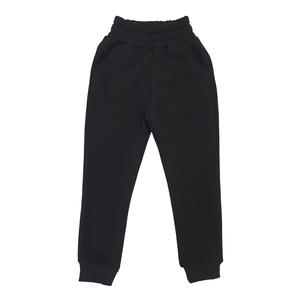 Pantalones de buena calidad para niños y niñas, algodón, color negro - Product Image 1