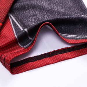 Camisa de compresión de manga corta con estampado Digital 3D rojo para correr al aire libre Yoga Fitness Camiseta ajustada para hombres ropa - Product Image 5