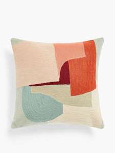 Hot Selling Luxury Wool Cushion Cover Kashmiri Embroidery Handmade Chain Stitch Geometric Vintage Floral Decorative <b>Throw</b> <b>Pillow</b> - Product Image 3