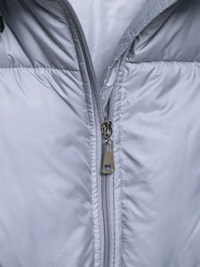 2025 mujeres Parka chaleco chaqueta con capucha sin mangas Puffer abrigo Casual cálido chaleco moda prendas de vestir exteriores señoras chaqueta con bolsillos - Product Image 3