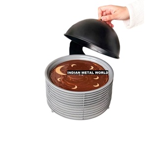 Cuenco de Metal decorativo de calidad creativa, plato para servir postres dulces, plato para servir Chocolate de boda de Hotel de diseño moderno a la venta - Product Image 6