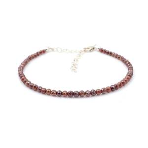 Champagne <b>Red</b> Diamond Balls <b>Bracelet</b> Elegant & Luxurious Diamond <b>Bracelets</b> & Bangles - Product Image 1