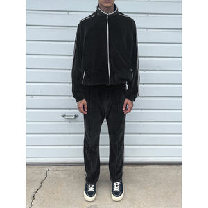 Ropa Deportiva Personalizada para Hombre, Chándal de Terciopelo Liso, Pantalones y Chaqueta Deportivos para Hombre, Chándal de Poliéster 100%, Chándales de Terciopelo para Hombre - Product Image 2