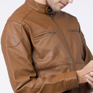Chaqueta de Cuero Genuino para Hombre de la Mejor Calidad 2025 - Impermeable, Reversible, Ecológica, Colores Personalizados, Precio al por Mayor - Product Image 6