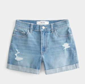 Short en jean à la mode pour femmes léger, flexible et élégant parfait pour les vêtements décontractés par temps chaud et les activités de plein air - Product Image 1