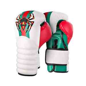 Guantes de Boxeo de Cuero y Poliéster de Primera Calidad, Transpirables, que Absorben la Humedad, con Logotipo Personalizado, Cierre de Gancho y Bucle, Personalizables - Product Image 1