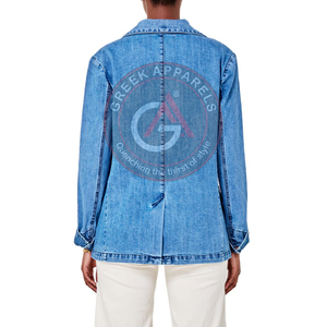 2023 nouveautés usine vente en gros femmes blazer pour la mode couleur unie manteau automne femme surdimensionné hiver blazer - Product Image 2