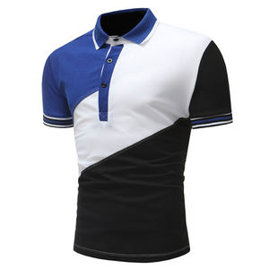 Polo de golf liso OEM manga corta al por mayor, diseño de logotipo de impresión personalizado en blanco 100% algodón camiseta Polo, polos para hombre - Product Image 2