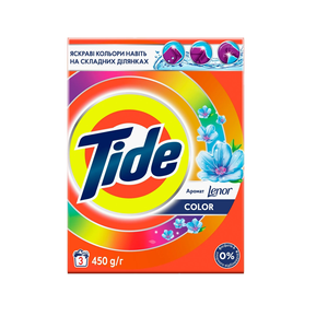 Tide Color Lenor Touch of Scent Automat Détergent à lessive en poudre 450g - Product Image 2