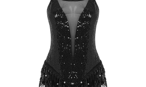 Couleur personnalisée grande taille respirant une pièce costume de danse du ventre femmes resserrement Fitness ensemble d'entraînement Stretch costume de danse - Product Image 4