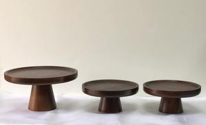 Handmade Premium <b>3</b>-<b>Tier</b> Acacia Wood <b>Cake</b> <b>Stand</b> Rustic Natural Serving Platter for Wedding & Event Dessert Display <b>Cake</b> Tools - Product Image 6