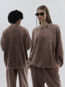 เสื้อยืดโอเวอร์ไซส์สำหรับผู้ชายเสื้อยืดวินเทจสำหรับใส่ได้ทั้งชายและ100% ผ้าฝ้ายพิมพ์โลโก้ตามสั่งสำหรับ350gsm - Product Image 3