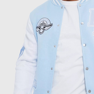 Vente en gros 2025 Veste universitaire personnalisée unique avec broderie de lettres de baseball, imprimée, style streetwear pour hommes, pour l'hiver - Product Image 5