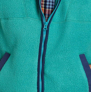 Polar เสื้อแขนกุดสำหรับยิมผ้าฟลีซระบายอากาศได้ดีมีซิปด้านหน้าปักลายสำหรับใส่ด้านนอกปรับแต่งได้ตามต้องการสำหรับฤดูหนาว - Product Image 5