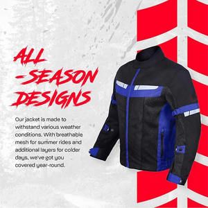 Cordura resistente al agua para hombre, resistente al viento chaqueta de invierno, armadura CE, tiras reflectantes, múltiples bolsillos, motocicleta, carreras de automóviles - Product Image 3