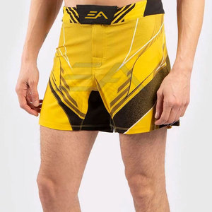 Latest Design Customized Logo Lightweight Breathable High Quality Loose Fit Polyester/Nylon MMA Shorts for Men-Wholesale OEM - Product Image 3