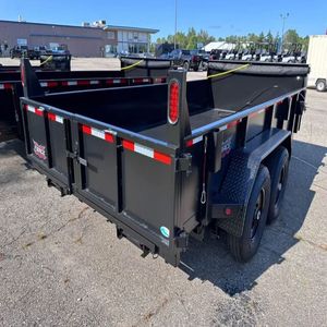 New 4-Wheel 60T End Dump Semi Dumper Tipping <b>Trailer</b> Clean <b>Farm</b> <b>Trailers</b> High Productivity France Origin 1-Year Warranty - Product Image 2