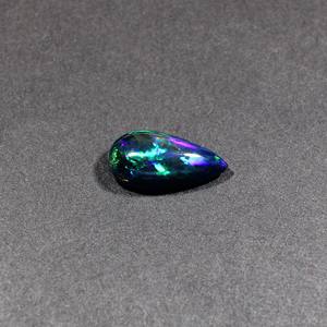 5.55Cts 19X10MM ทรงหลังเบี้ยลูกแพร์โอปอลสีดำธรรมชาติ1ชิ้นอัญมณีหลวมสำหรับทำเครื่องประดับ - Product Image 3