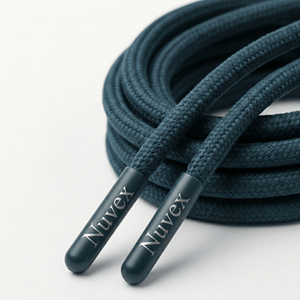 Cordones Trenzados de 8 Hilos con Logotipo Personalizado, Ecológicos, de Poliéster/Algodón con Acabado Encerado |   Sudadera con Capucha, Pantalones, Cordones y Bolsos en Colores Personalizados - Product Image 6